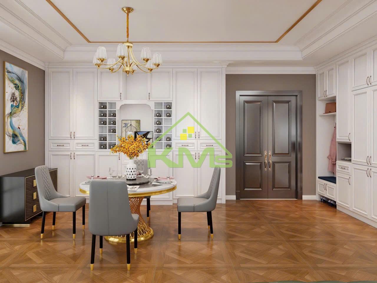 Gạch Vân Gỗ 80x80cm Xương Cá Nhập Khẩu F004 Gạch Lát Nền Phòng Ngủ